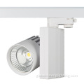 Box On Side Track Light Aluminum Spotlights 30W COB aluminum Ceiling Rail led tracklights Factory